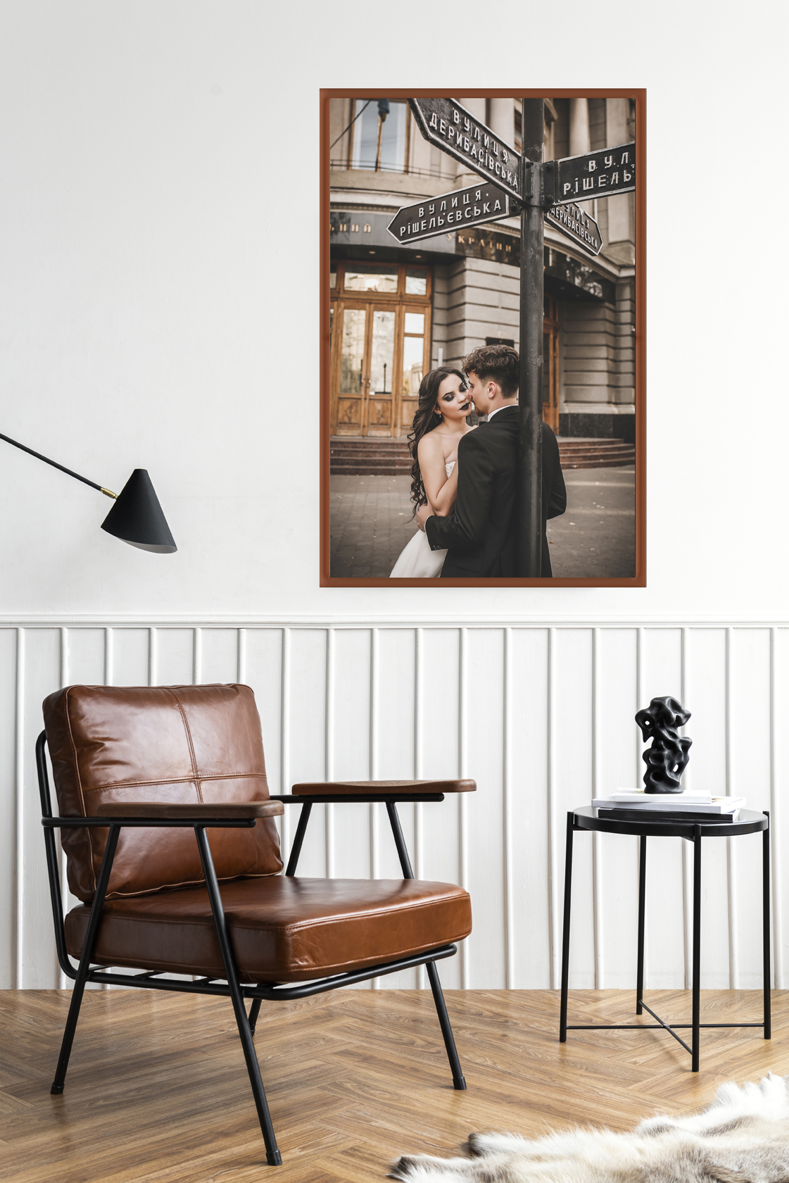 60X90 Ahşap Çerçeveli Tablo